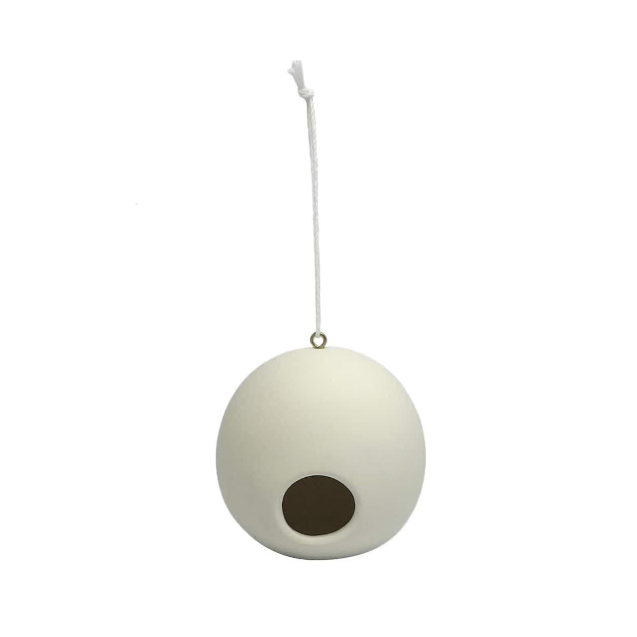 Mini Round Ceramic Birdhouse by Make Market®